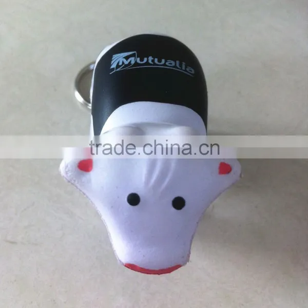 PU Cow Stress Keychains photo-2