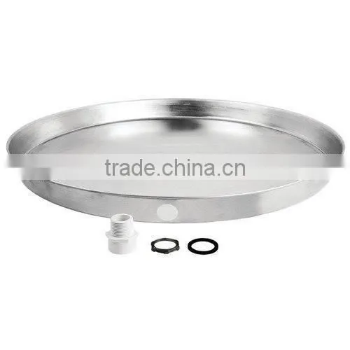 24 Inch Aluminium Water Drain Pan Round Aluminium Pan