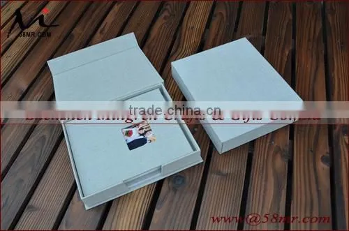 Fabric Linen Photo Album Book Packaging Box photo-4