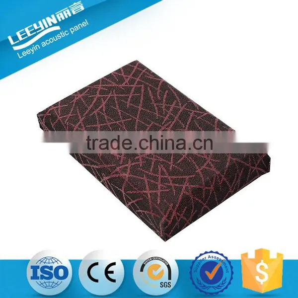 Acoustic Leather Fabric Panel Stock for Sale photo-6