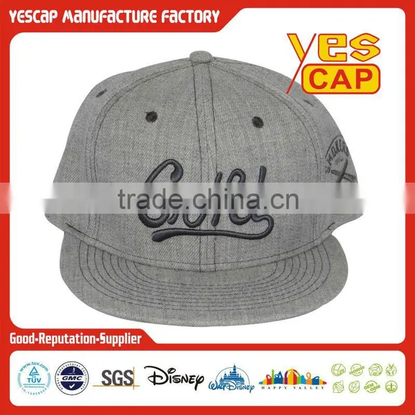 Embroidery Flat Bill Snapback Hats photo-4