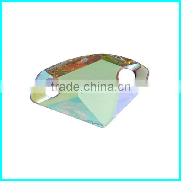 Round Acrylic Garment Stone 9*14mm, Sew On Acrylic Accessories, Acrylic For Jewlry