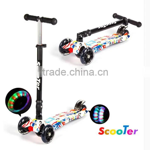 Mini Kid Trikke 3 Wheel Kids Driffer Stider Scooter photo-2