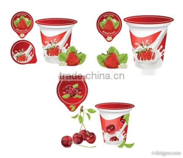 Aluminum Foil Lids for Milk Yogurt Induction Liner Packaging Film