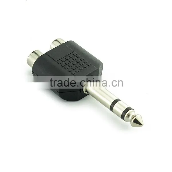 3. 5mm Stereo Plug (Male) to 2 RCA Jack (Female) Splitter Adaptor