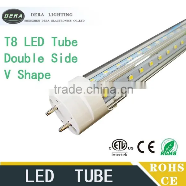 Economical V Shape t8 Tube Led Fluorescent Tube Light 110-277v Led Tubes 18w 900mm photo-4