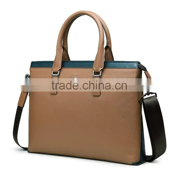 Top Class Cowhide Laptop Handbag Business Men Briefcase for Sale photo-2