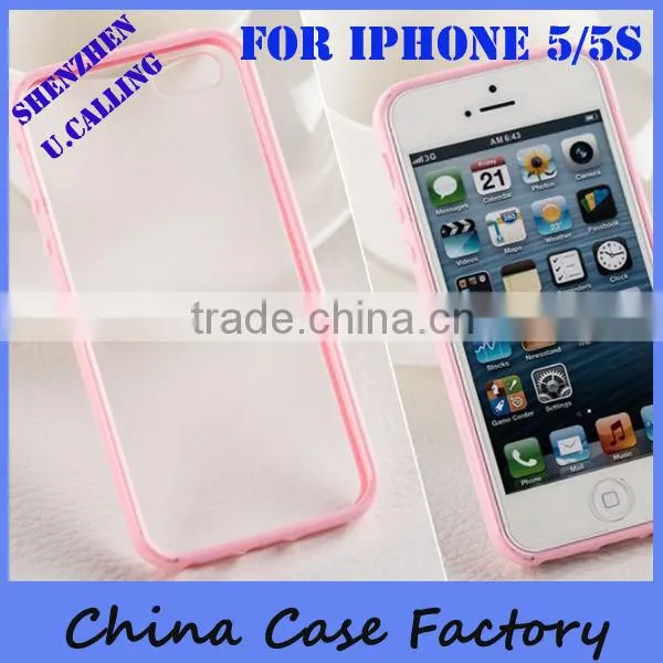 Hard Clear Transparent Plastic Case For IPhone 5S 5c photo-4