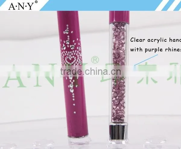 ANY UV Gel Nails Building One Stroke Painting Synthetic Gel Brush for Nail Art photo-3