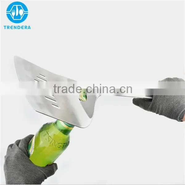 High Quality Cooking Salmon Stainless Steel Fish Spatula photo-2