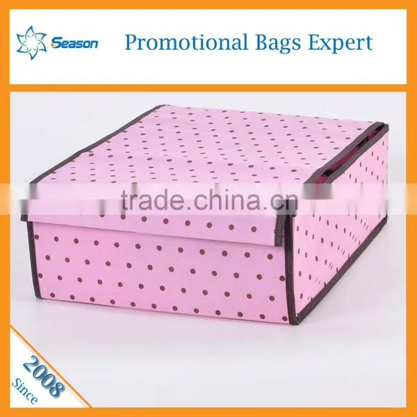 Fabric Storage Bag Underwear Storage Box Collapsible Storage Box photo-5