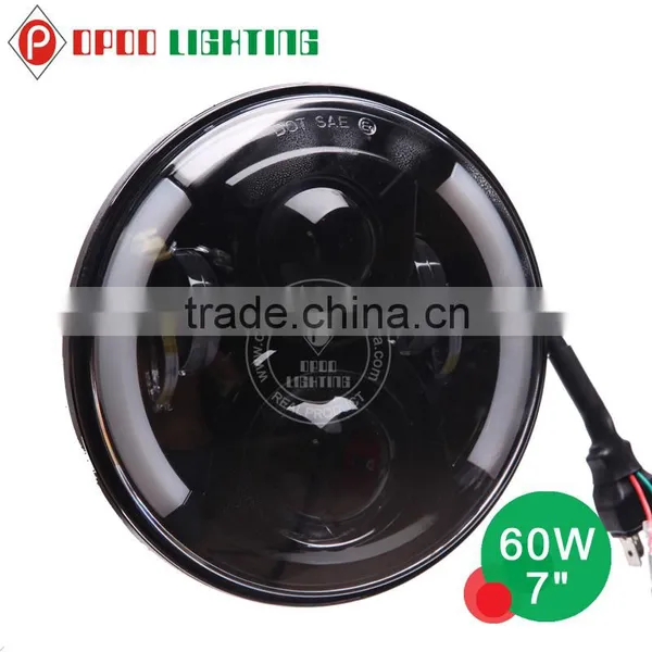 New Products LED Lamp Type DOT 7 Round Led Headlight photo-2