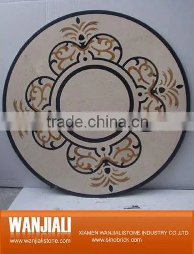 Marble stone medallion Waterjet,marble pattern