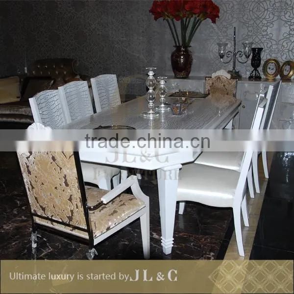 JT00-07 Rectangular Modern Dinner Table in Dining Room From JL&C Luxury Home Furniture New Designs 2016 (China Supplier) photo-4