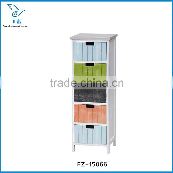 Paulownia Solid Wood Furniture Storage Cabinet Night Table photo-4