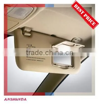 Car sunvisor with vanity mirror