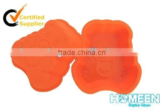 Wholesale Food Grade Custom Flowerpot Silicone Chocolate / Cupcake Molds Microwave Cake photo-5