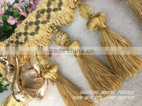 2015 New Style Luxurious Crystal Fringe for Curtain, Home Textile and Pillows photo-2