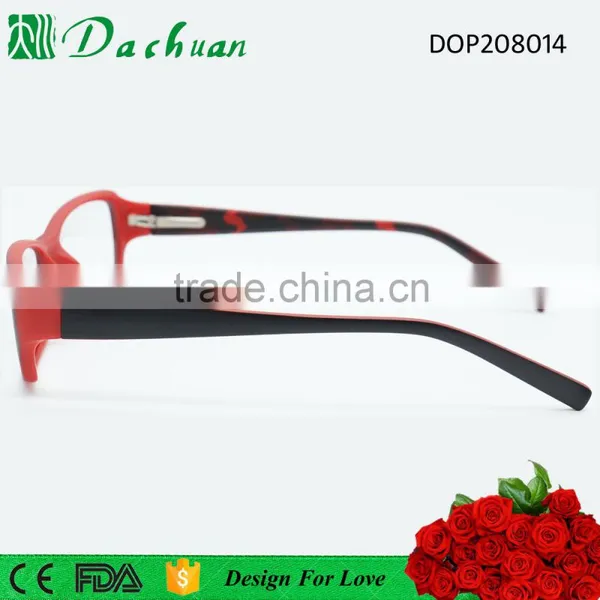 2016 New Design Eyewear Optical Frames Fake Acetate Eye Glasses Frame photo-5