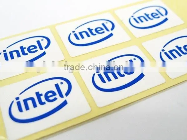 intel paper stickers
