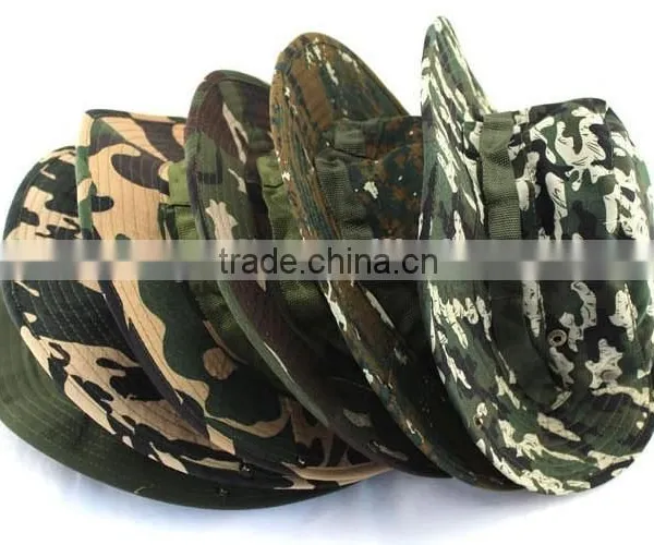 100% Cotton Camouflage Bucket Hats photo-4