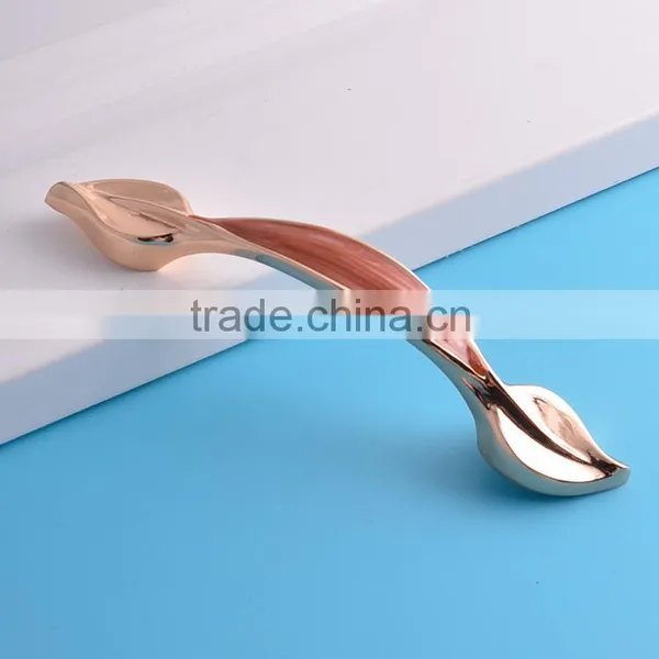 Leaf Shape Novelty Furniture Door Knobs for Dresser Cabinet Closet Drawer Wardrobe Cupboard photo-5