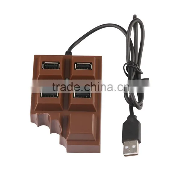 Personal-design Chocolate-shape 4 Port Usb 2.0 Hub Form Usb Por Hub Suppliers photo-5