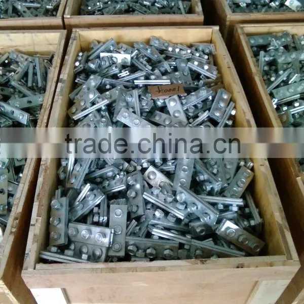Suspension Clamp With 3 Bolts / Electric Galvanized Steel Cable Clamp photo-5