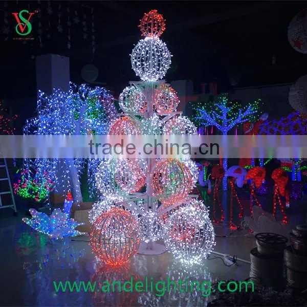 2016 Christmas Tree Light LED 3D Motif Light Ball Cone Tree Light photo-5