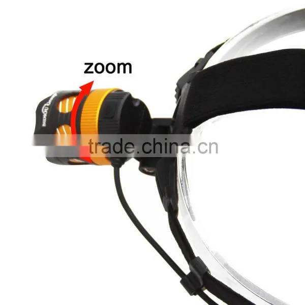 1200 Lumen LED Zoomable Headlamp Head Torch Light Bike Lamp Rechargeable Waterproof 18650 Battery For Camping photo-5