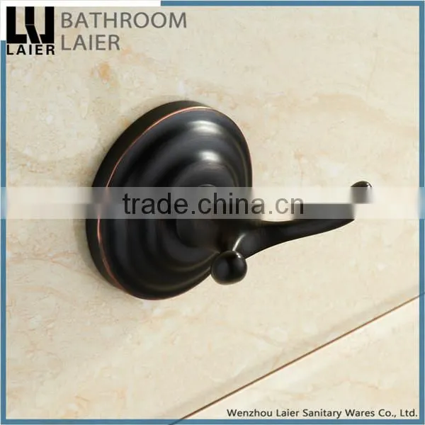 Grooming Manufactured Goods Of Taiwan Zinc Alloy ORB Finishing Bathroom Sanitary Items Wall Mounted Robe Holder photo-5