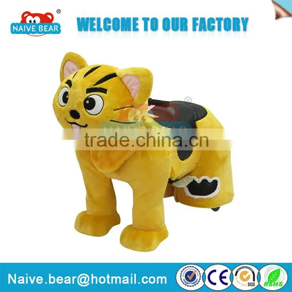 2016 Indoor and Outdoor Electric Stuffed Animal Scooter for Rent or Family Use and Park