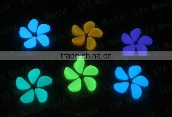 Colorful Gardon Glow Stone/garden Decoration Stone photo-2