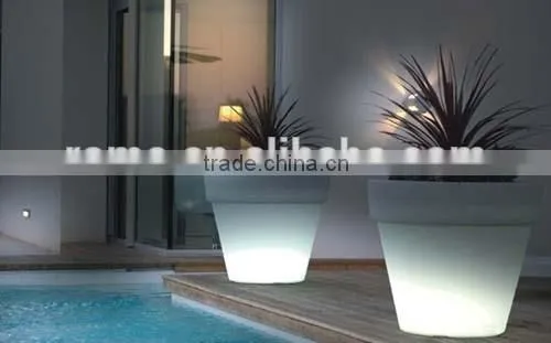 LED Garden Flower Pots/ Glowing Commercial Planters Pots/waterproof Led Planter photo-2