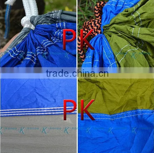 Lightweight Portable Nylon Parachute Hammock With Two Hammock Two Straps and Carrying Case photo-4