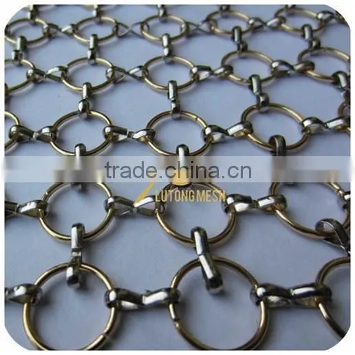 Anping Beautiful Decorative Metal Ring Mesh Manufacturer for Room Dividers photo-6