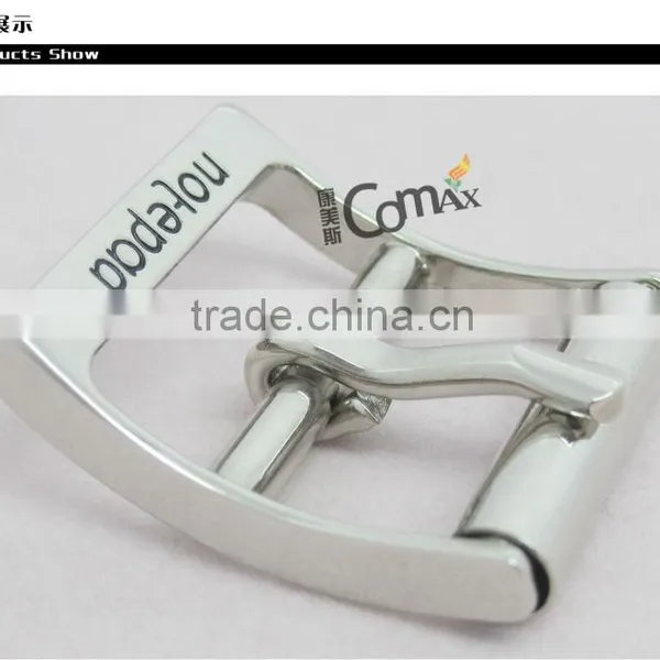 UK Custom High Quality Shiny Silver Adjustable Pin Buckle photo-2