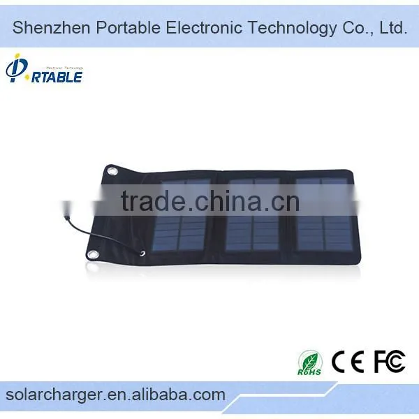Waterproof 5W Folding Solar Panel Charger for Hiking photo-3