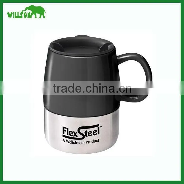 Double Wall Ceramic Travel Tumbler Porcelain Thermal Travel Mug photo-2