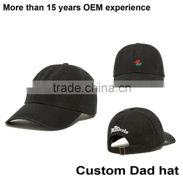 100% Cotton Twill Fabric Custom Wholesale Dad Hat photo-4