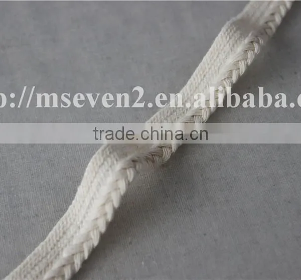 Braided Ribbon Piping Tape, 100% Cotton in 1.6cm photo-2