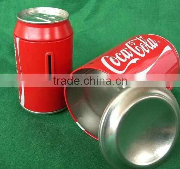 2014 Popular Cola Shaped Piggy Bank