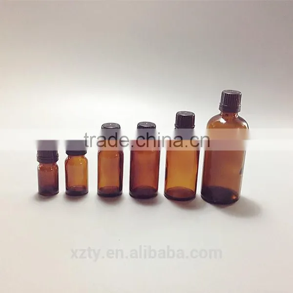 Amber Glass Essential Oil Bottles photo-3