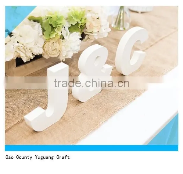 White Decorative Wooden Letters Wholesale for Wedding Decor photo-4