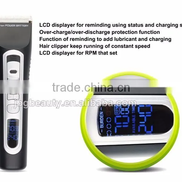 Wholesale Barber Supplies Ror Human Hair Clipper Hair Trimmer Machine With LED