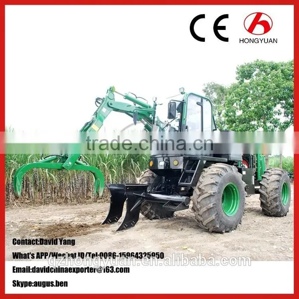 China Big Grapple Capacity Sugarcane Loader With 4 Wheel Drive photo-4