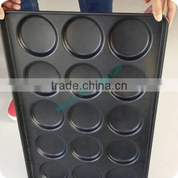 Plated Aluminum Hamburger Bun Pan(Non-stick)-15 Indents photo-2