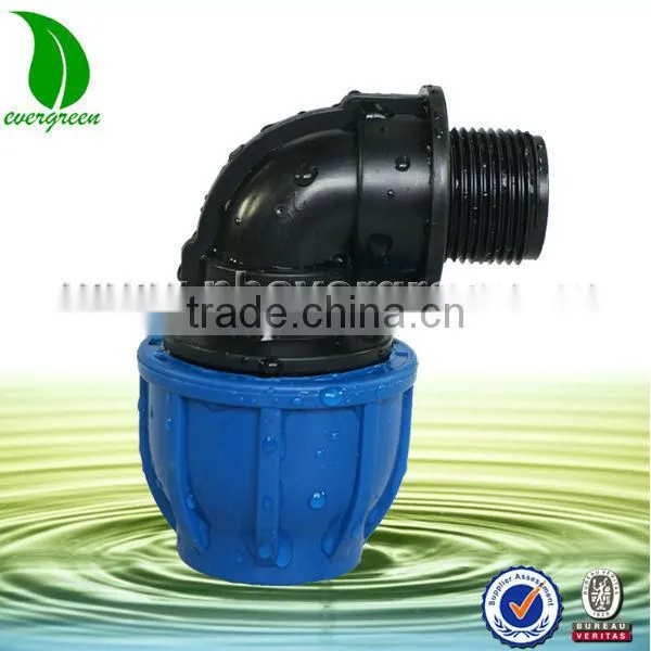 pp Compression BSP Thread 90 Degree Male Elbow photo-2