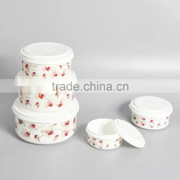5 Pieces Microwave Plastic Lunch Box Food Container photo-3