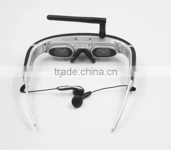 HD 5.8GHz Wireless Eyewear Video Glasses For FPV Racing Drone Glasses Support 68inch Full Color LCOS Screen photo-6